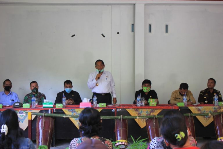 ATAS DAMPAK COVID-19, PEMKAB SAMOSIR LAUNCHING PEMBERIAN BIBIT SAYURAN DAN SARANA PRODUKSI