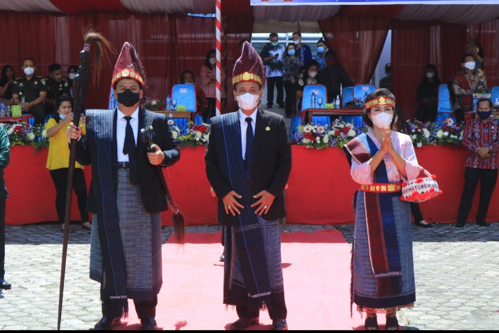SYUKURAN DAN DOA BERSAMA, PELANTIKAN BUPATI DAN WAKIL BUPATI SAMOSIR PERIODE 2021-2024 VANDIKO TIMOTIUS GULTOM, ST DAN DRS. MARTUA SITANGGANG, MM