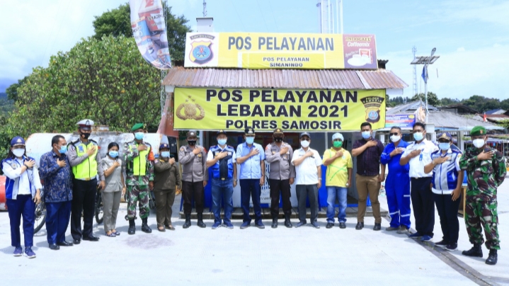 WAKIL BUPATI SAMOSIR MONITORING PENYEKATAN PINTU MASUK PELABUHAN SIMANINDO