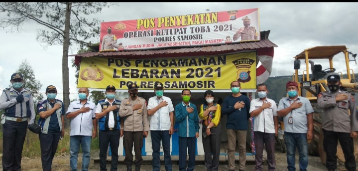 WAKIL BUPATI SAMOSIR MONITORING AKSES MASUK TELE