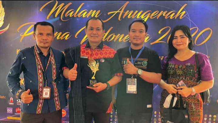 Kabupaten Samosir meraih penghargaan pada Anugerah Pesona Indonesia (API) Awards 2020