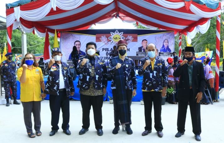 Bupati dan Wakil Bupati Samosir Hadiri Pelantikan DPD AMPI Kabupaten Samosir