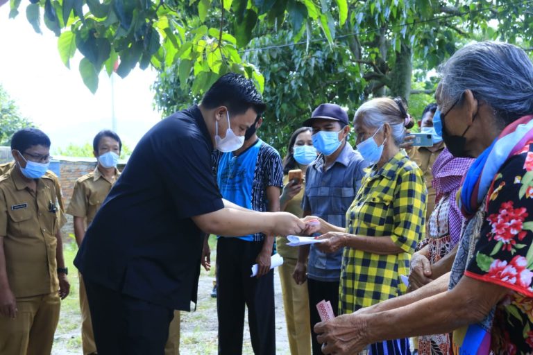 Bupati Samosir Monitoring Pelaksanaan Penyaluran BLT Dana Desa