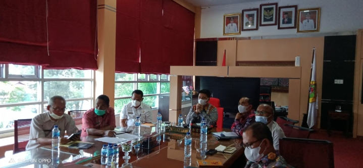 Bupati Samosir Vandiko T. Gultom Rapat Khusus dengan Dirjen Bina Marga Kementerian PUPR RI