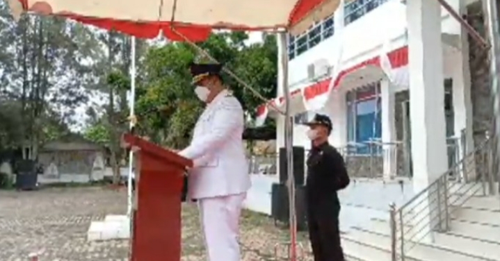 Bupati Samosir Pimpin Upacara Peringatan Hari Kemerdekaan ke-76 Republik Indonesia