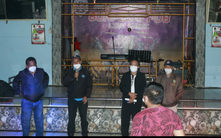 Monitoring Tempat Hiburan Malam, Satgas Covid-19 Mengingatkan Pelaku Usaha Patuhi PPKM Level 2