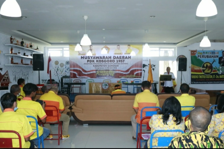 Wakil Bupati Samosir Buka Musda Kosgoro 1957 Kabupaten Samosir