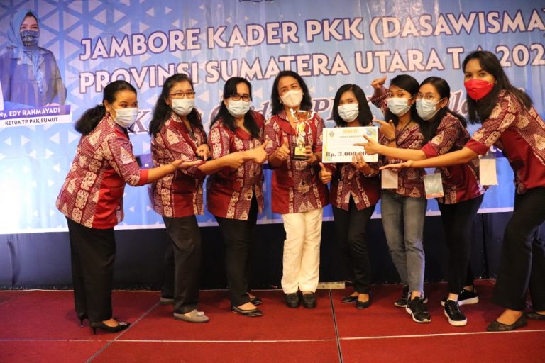 PKK Kabupaten Samosir Raih Juara 3 di Jambore Kader Dasawisma Tingkat Provinsi Sumatera Utara