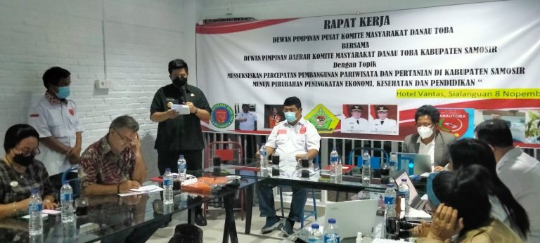 Bupati Samosir Buka Raker DPP Komite Masyarakat Danau Toba