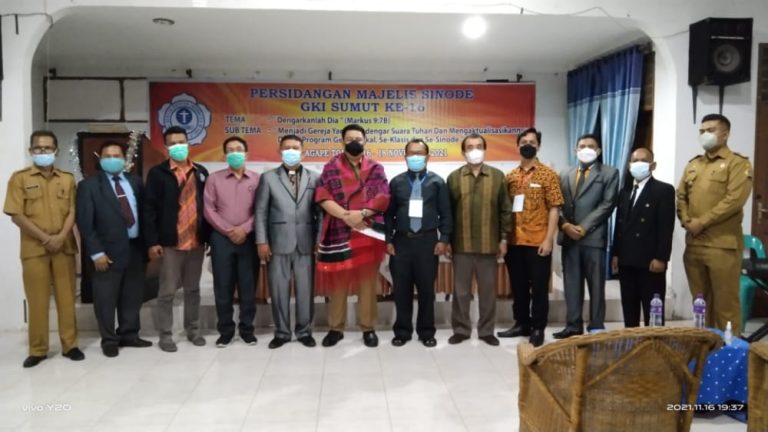 Bupati Samosir Hadiri Pembukaan Sidang Majelis Sinode GKI Sumut Ke-16