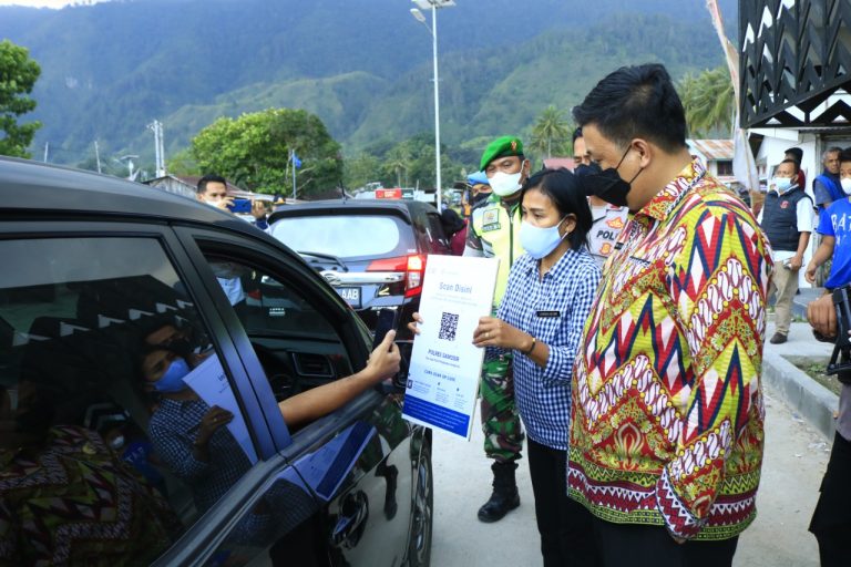 Bupati Samosir Monitoring Check Point Persiapan Nataru