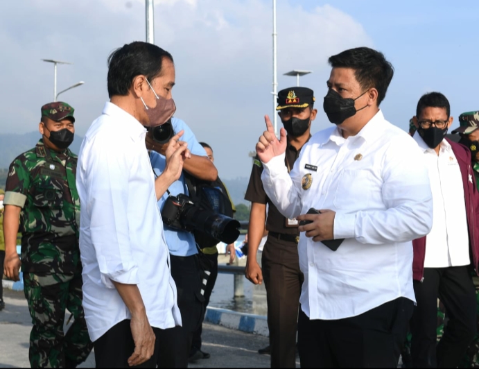 Bupati Samosir Sampaikan Beberapa usulan Pembangunan dalam Ramah Tamah Singkat