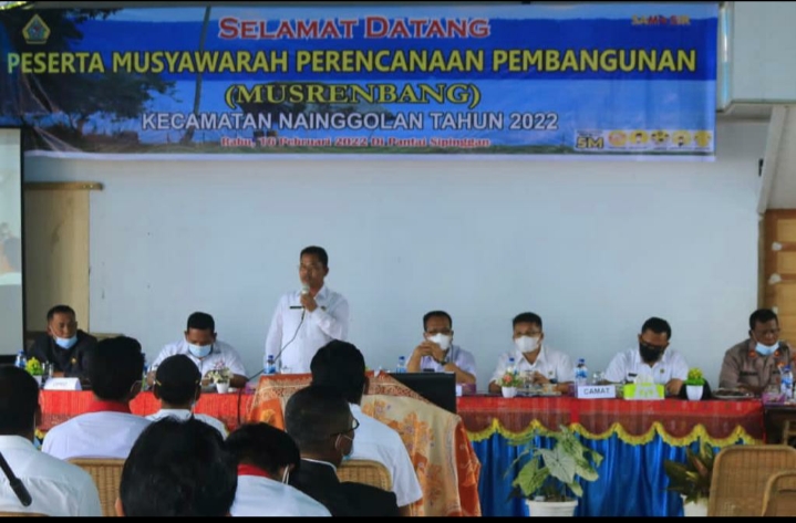 Buka Secara Resmi Musrenbang Kecamatan Nainggolan, Bupati Samosir: Musrenbang Kecamatan Sarana Untuk Menjaring Aspirasi Masyarakat Dalam Pencapaian Pembangunan