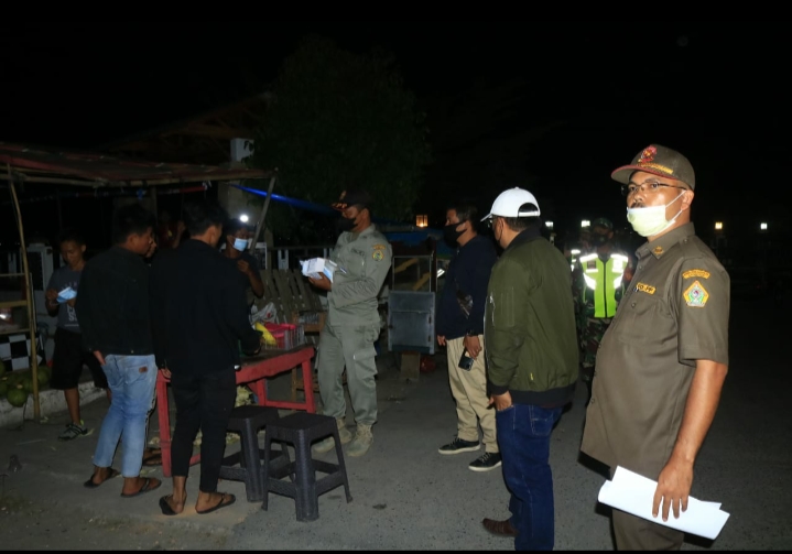 Tim Satgas Covid-19 Kabupaten Samosir Monitoring Penegakan Prokes di Sejumlah Tempat Rawan Kerumunan