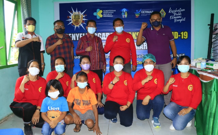 Pemerintah Kabupaten Samosir Genjot Capaian Vaksinasi, Sekdakab Samosir Monitoring Pelaksanaan Vaksinasi