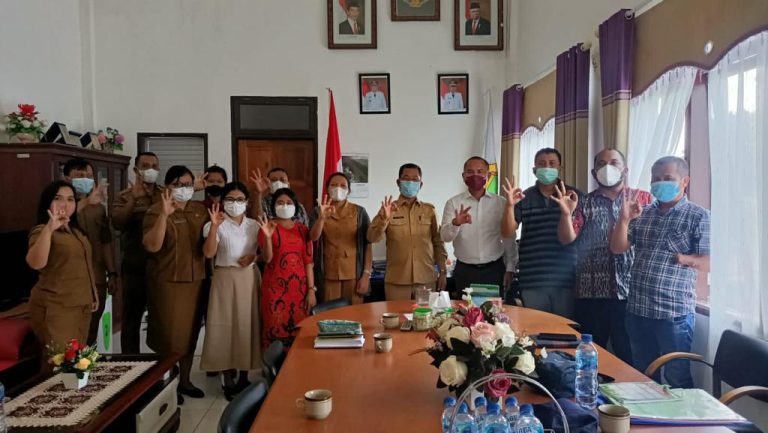 Bupati Samosir Vandiko Timotius Gultom, ST Sambut Baik Audiensi Panti Karya Hephata