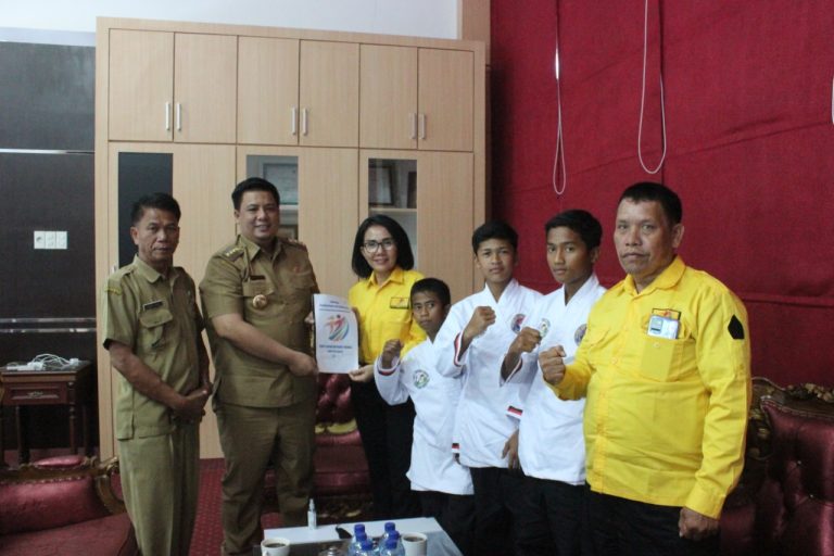Terima Audiensi Pengurus KORMI, Bupati Samosir Dukung Atlet Samosir yang Mengikuti Fornas di Palembang