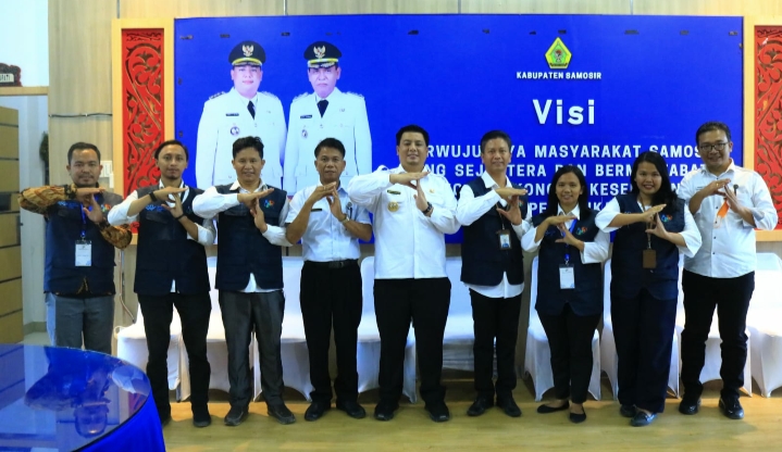 Dukung Sensus Penduduk 2020 lanjutan, Bupati Samosir Berikan Data Kependudukan