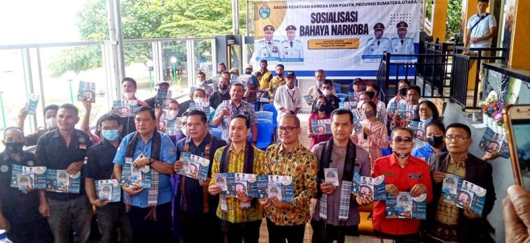 Buka Sosialisasi Bahaya Narkoba, Bupati Samosir : Selamatkan Generasi Muda Samosir.