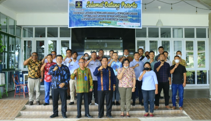 Kanwil Kemenkumhan Sumut Gelar Diseminasi Layanan Kewarganegaraan dan Pewarganegaraan di Samosir