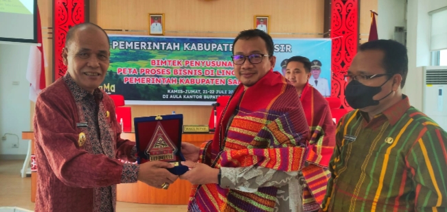 Wabup Martua Buka Bimtek Penyusunan Peta Proses Bisnis di Lingkungan Pemkab Samosir