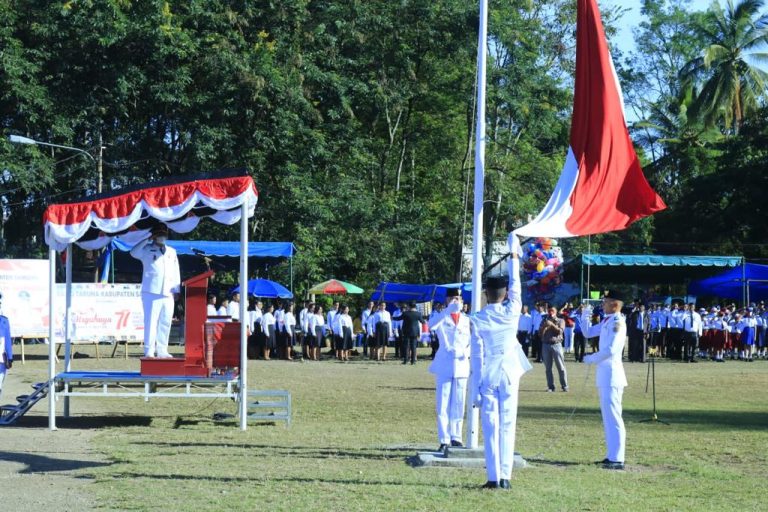 Peringatan HUT Ke-77 Kemerdekaan Republik Indonesia Tingkat Kabupaten Samosir.