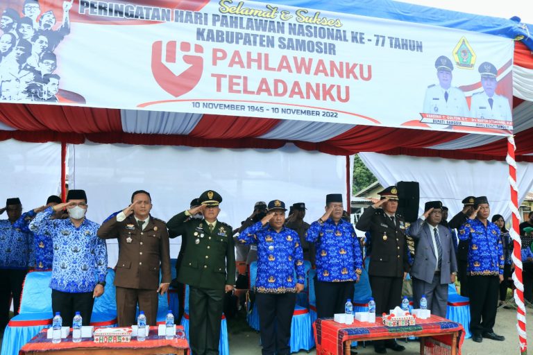 Pemkab Samosir Peringati Hari Pahlawan Ke-77 Tahun 2022