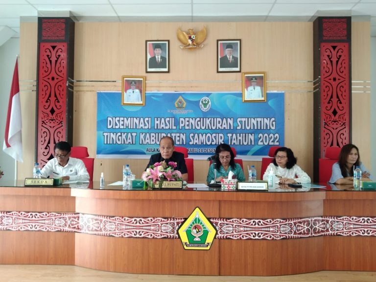 DISEMINASI HASIL PENGUKURAN STUNTING TINGKAT KABUPATEN SAMOSIR 2022