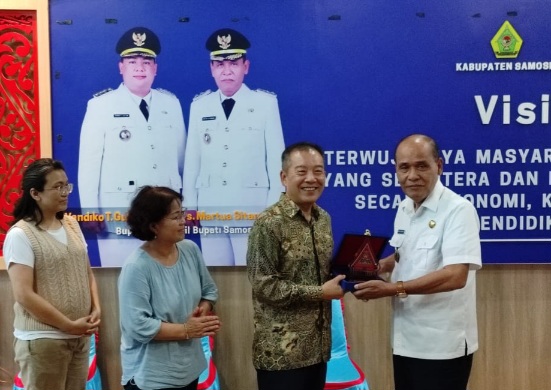 Wabup Martua Terima Audiensi Yayasan Indonesia Korea Network, Berharap Dukungan Investasi di Kabupaten Samosir