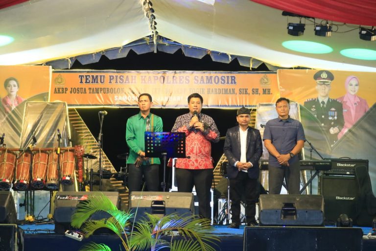 Bupati/Wakil Bupati Samosir Hadiri Acara Temu Pisah Kapolres Samosir