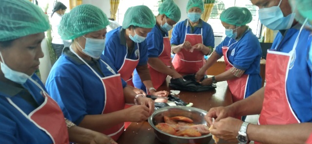Dinas Ketapang Pertanian Gelar Pelatihan Diversifikasi Olahan Ikan Merah.