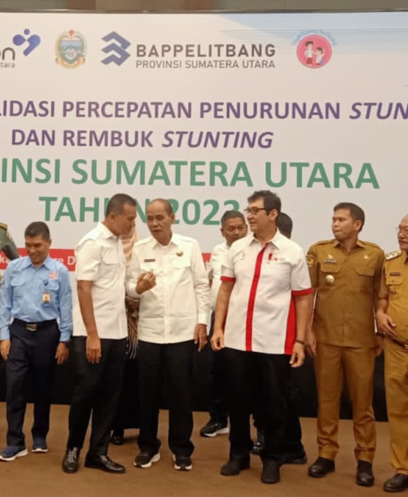 Wabup Martua Sitanggang Hadiri Forum Koordinasi PPS dan Rembuk Stunting Provinsi Sumatera Utara.