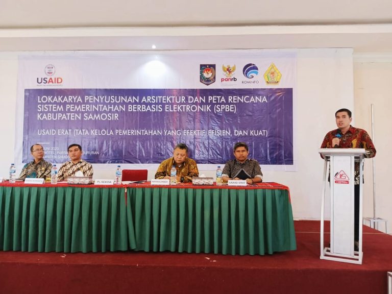 Pj. SEKDA BUKA LOKAKARYA PENYUSUNAN ARSITEKTUR DAN PETA RENCANA SPBE