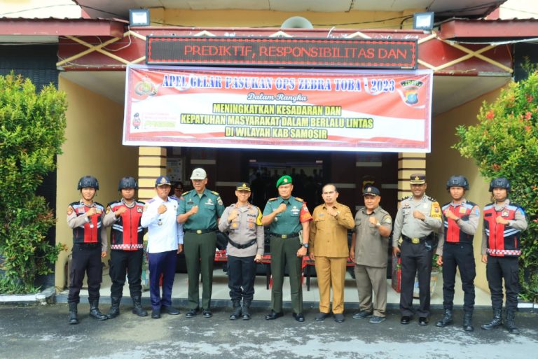 PEMKAB SAMOSIR DUKUNG OPERASI ZEBRA TOBA-2023 