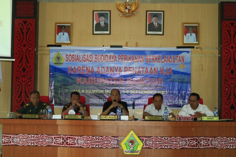 PEMKAB SAMOSIR SOSIALISASIKAN BUDIDAYA PERIKANAN BERKELANJUTAN 
