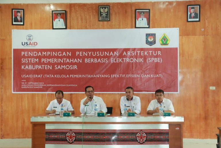 Pemkab Samosir Gelar Pendampingan Penyusunan Arsitektur SPBE.