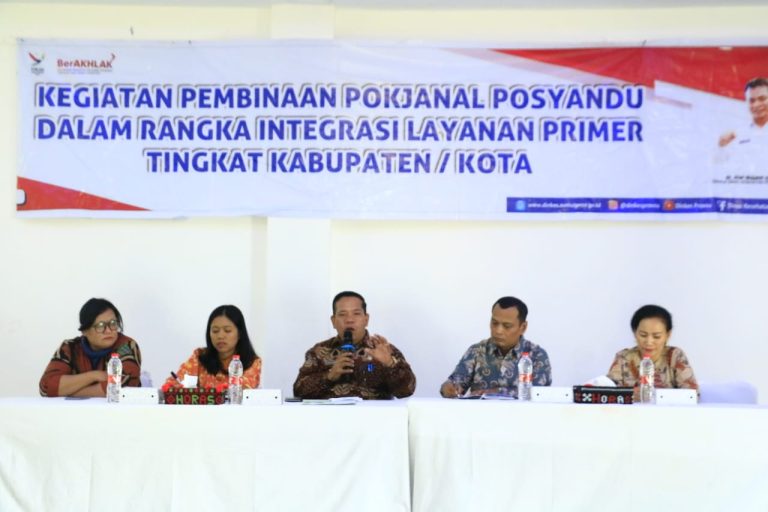 Bupati Samosir Buka Pembinaan Pokjanal Posyandu Dalam Rangka Integrasi Layanan Primer.