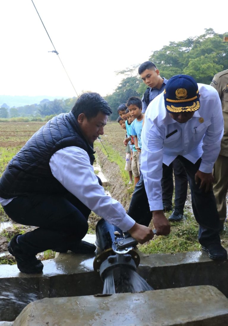 Bupati Samosir Resmikan dan Serah Terima PLTS Pompa Air Peningkatan Produktivitas Pertanian 