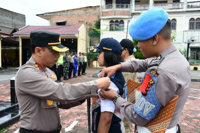 DALAM RANGKA EVENT AQUABIKE WORLD CHAMPIONSHIP, POLRES SAMOSIR APEL GELAR PASUKAN OPERASI