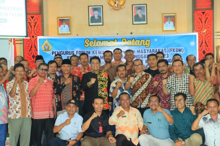 BUPATI SAMOSIR KUKUHKAN FKDM TAHUN 2023