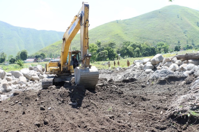 Pemkab Samosir Kebut Penataan Lahan Pertanian Warga Pasca Banjir Bandang di Kenegerian Sihotang