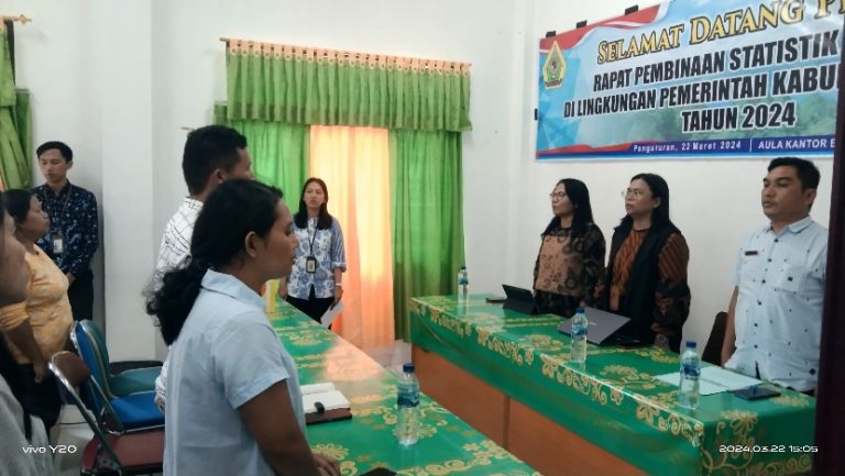 Tingkatkan Indeks Pembangunan Statistik, Pemkab Samosir Gelar Pembinaan Statistik Sektoral.