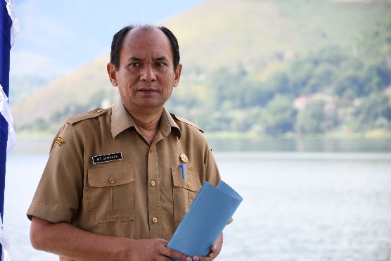 Sinergitas Dengan DKP Provsu, Bupati Samosir Bersama Forkopimda Tebar 290.000 Bibit Ikan Nila di Danau Toba