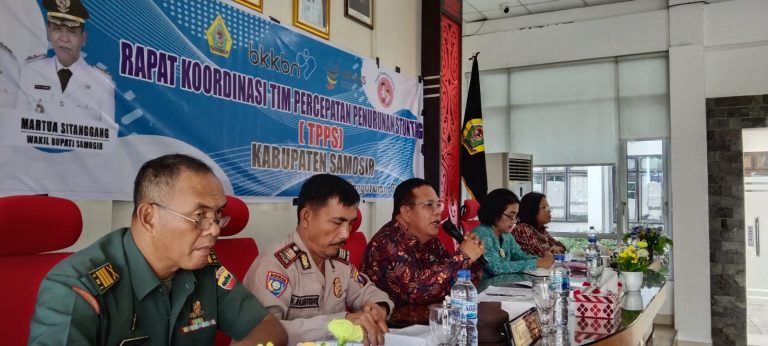 PREVALENSI STUNTING KABUPATEN SAMOSIR TURUN 3,9 PERSEN TAHUN 2023