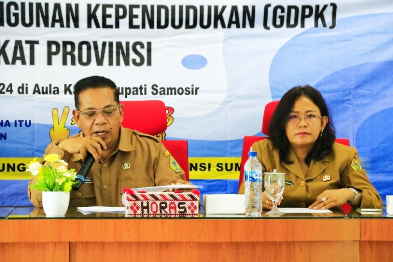 PEMKAB SAMOSIR DAN DINAS P3AKB PROVSU SOSIALISASIKAN PENYUSUNAN DAN PEMANFAATAN GDPK