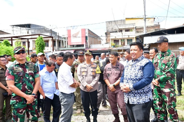 BUPATI SAMOSIR BERSAMA FORKOPIMDA MONITORING PSU