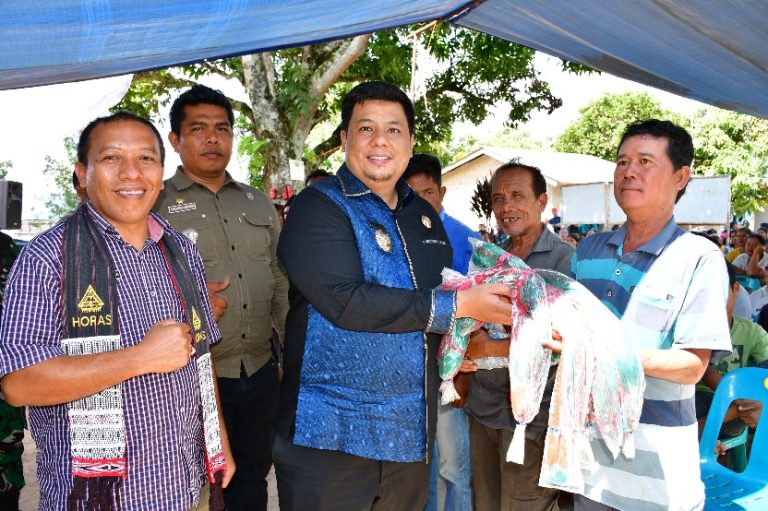 TINGKATKAN KESEJAHTERAAN MASYARAKAT, BUPATI SAMOSIR DUKUNG PENGGUNAAN DANA DESA UNTUK BANTUAN KETAPANG 