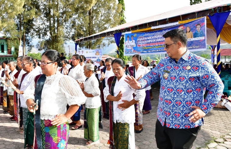 Peringati Harganas ke-31, Bupati Samosir Tekankan Pentingnya Keluarga yang Berkualitas.