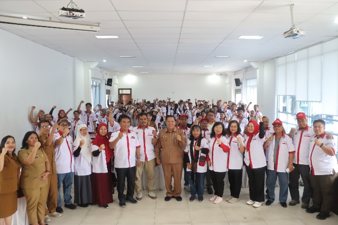 Bupati Samosir Terima 164 Mahasiswa Peserta KKN Internasional di Kabupaten Samosir.