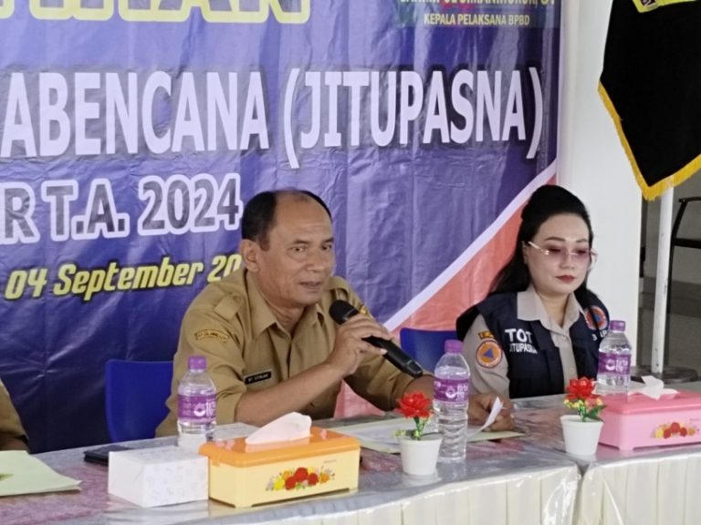 PEMKAB SAMOSIR GELAR PELATIHAN PENGKAJIAN KEBUTUHAN PASCABENCANA (JITUPASNA)